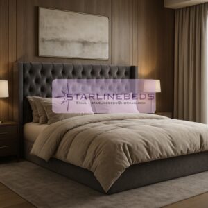 Minister wingback bed